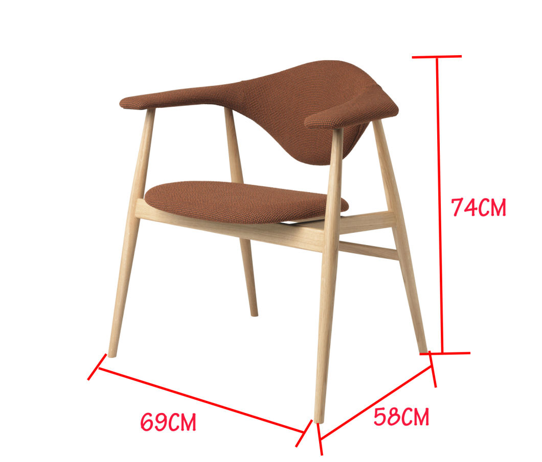 2019 Nuevo dise&ntilde;o moderno Silla de comedor de madera