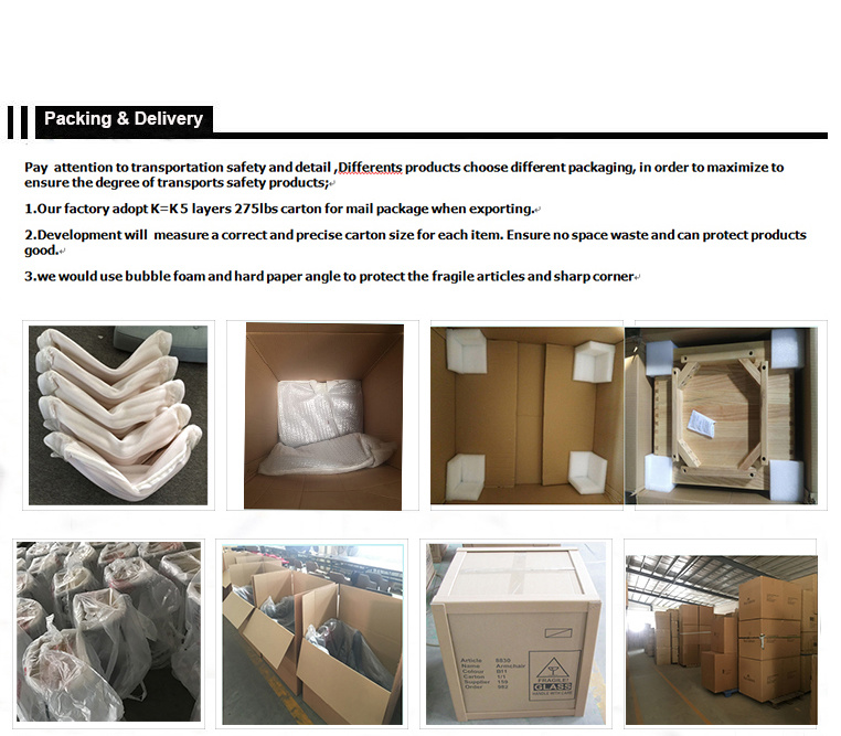 Nuevos productos Sill&oacute;n de tela de PU de marco de madera moderno para el hogar / hotel