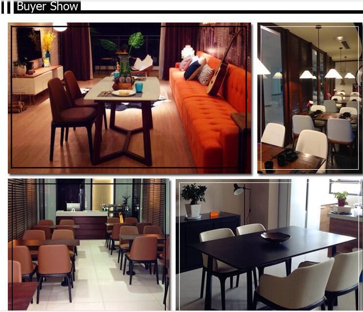 Muebles de hotel Metal Lounge Silling Silla de comedor moderna