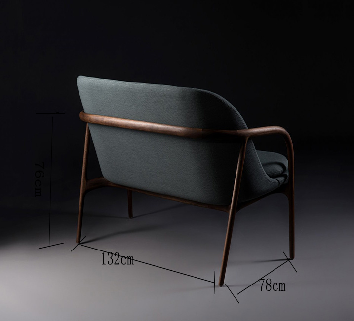 Tela de alta calidad moderna tela tela de tela de sof&aacute; negro de sof&aacute; para la venta