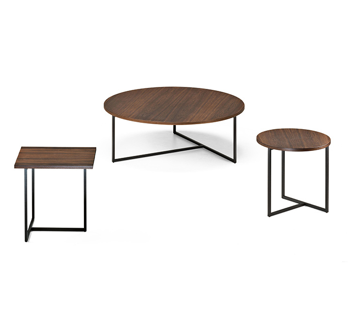 2019 Venta caliente F&aacute;brica Muebles de madera Mesa de caf&eacute; de la pierna de metal