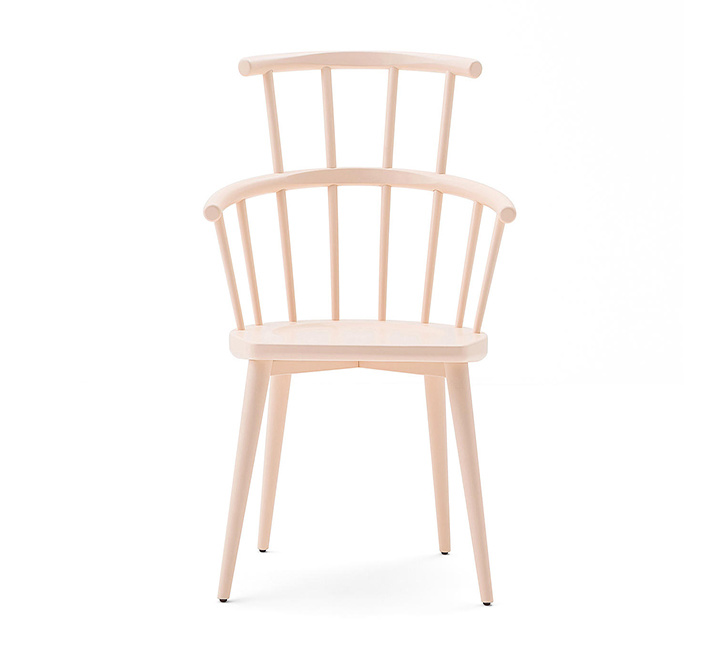 Silla de madera de ceniza s&oacute;lida integral moderna