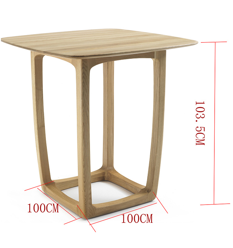 Conjuntos de comedor de madera c&uacute;bica de moda 2019 mesa de restaurante