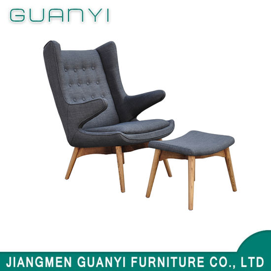 2019 Leisure Wooden Furniture High Back Hotel Armchair