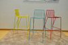 Home Kitchen Modern Plastic Colorful Bar Stool 