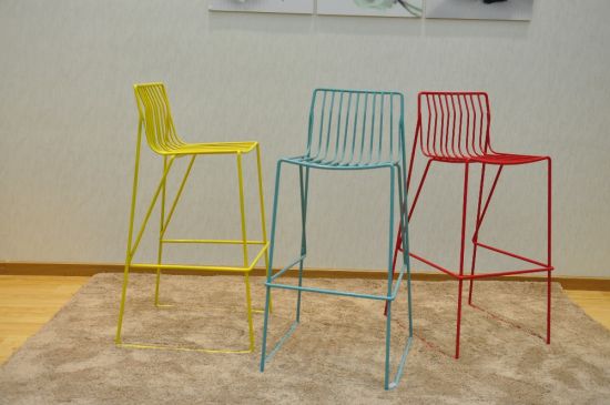 Home Kitchen Modern Plastic Colorful Bar Stool 