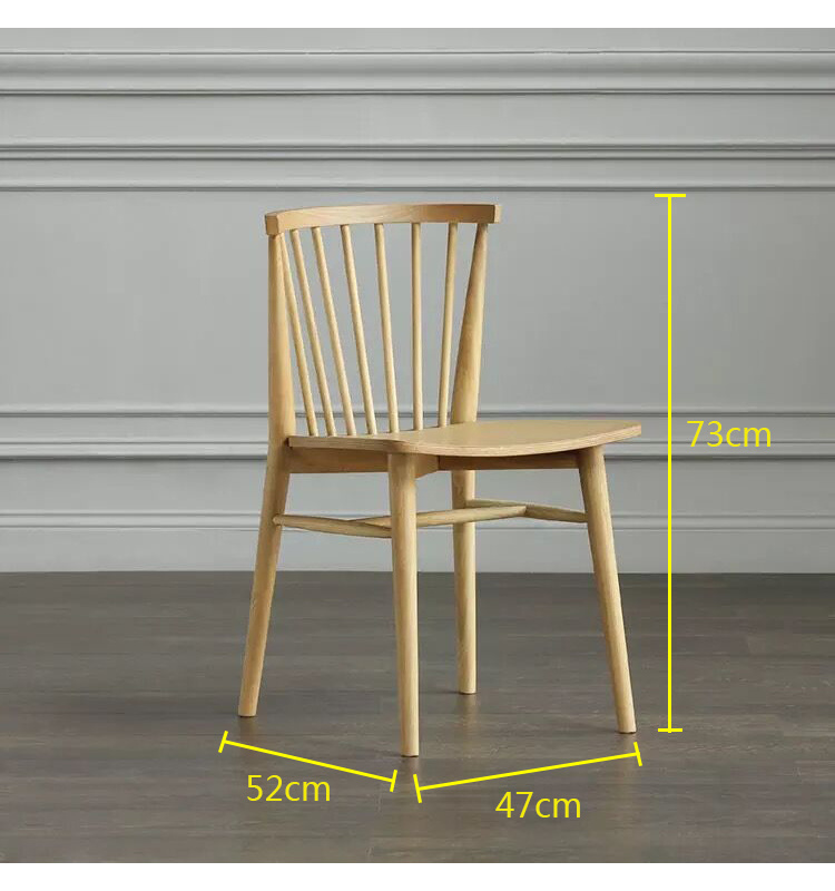 Dise&ntilde;o romano Wood s&oacute;lido Muebles para el hogar Silla de comedor
