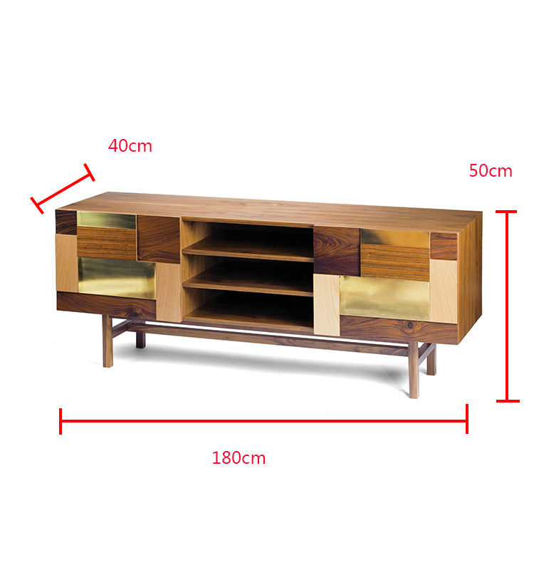 Dise&ntilde;o diversificado Soild Muebles de madera Muebles de sala de estar Soporte de TV