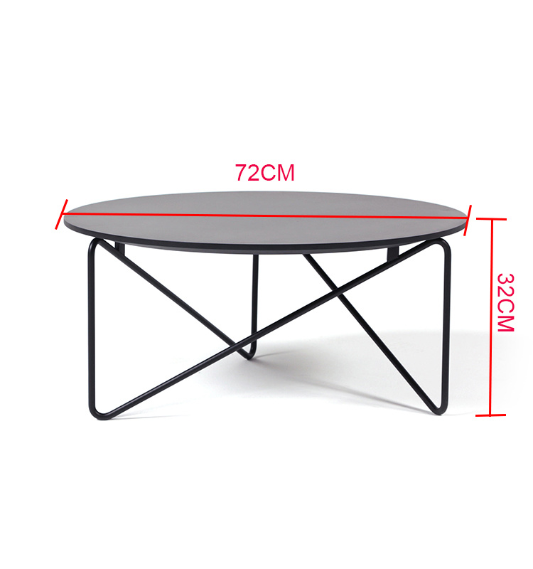 2019 Muebles de madera modernos Mesa de caf&eacute; de metal