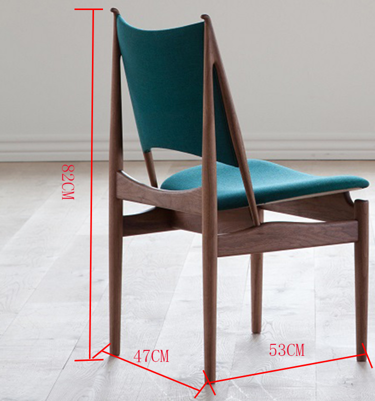 Mejor calidad azul asiento s&oacute;lido ash sill silla de espalda alta