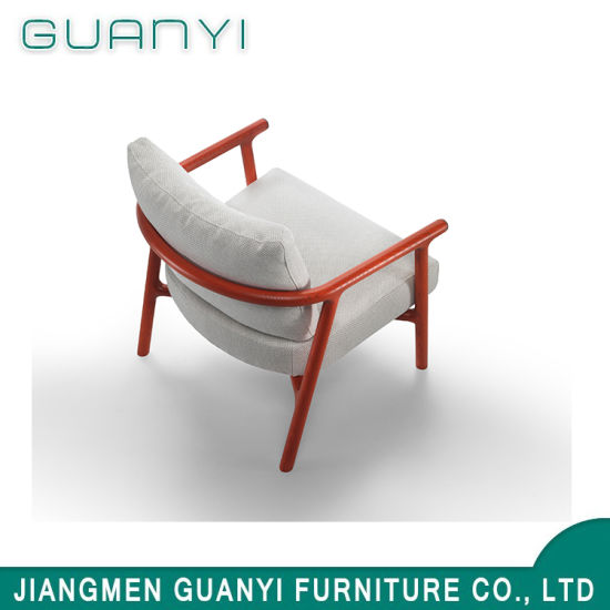 2018 Solid Ash Wood with Fabric Foam Seat Sofa Armchair
