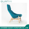 Fashion Solid Wood High Back Seat Armchair in Living Room