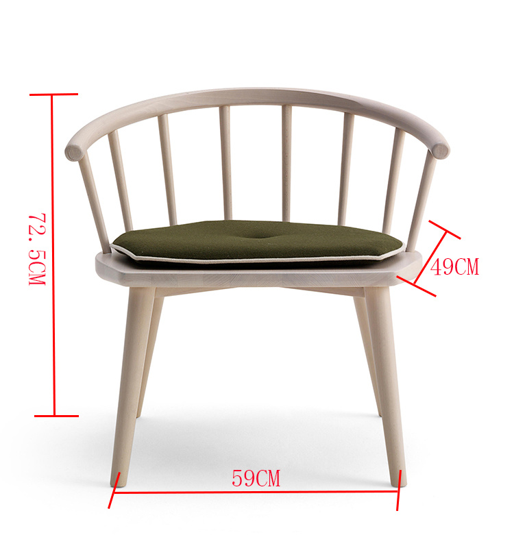 2018 marco de madera con asiento de tela Sill&oacute;n de asiento Muebles de hotel