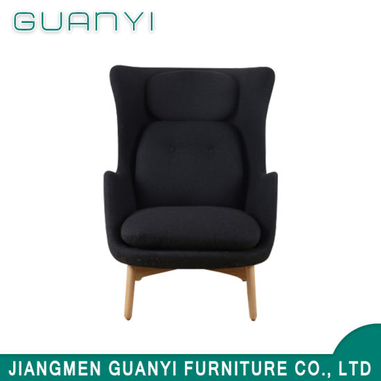 Modern Recliner Leisure Chair / French Black Chair Design