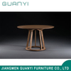 Factory Wholesale Modern Wooden Round Stylish Dining Table 