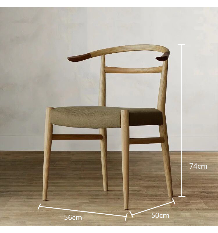 Classic Design America Ash Wood Restaurant Silla de comedor