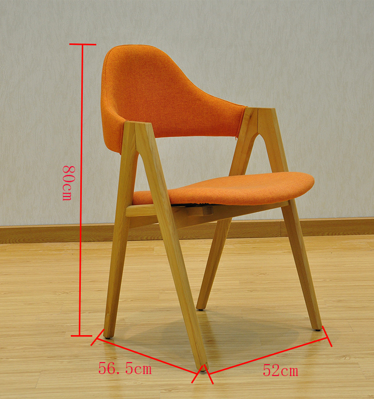 2018 moderno de madera simplemente restaurante con silla de comedor