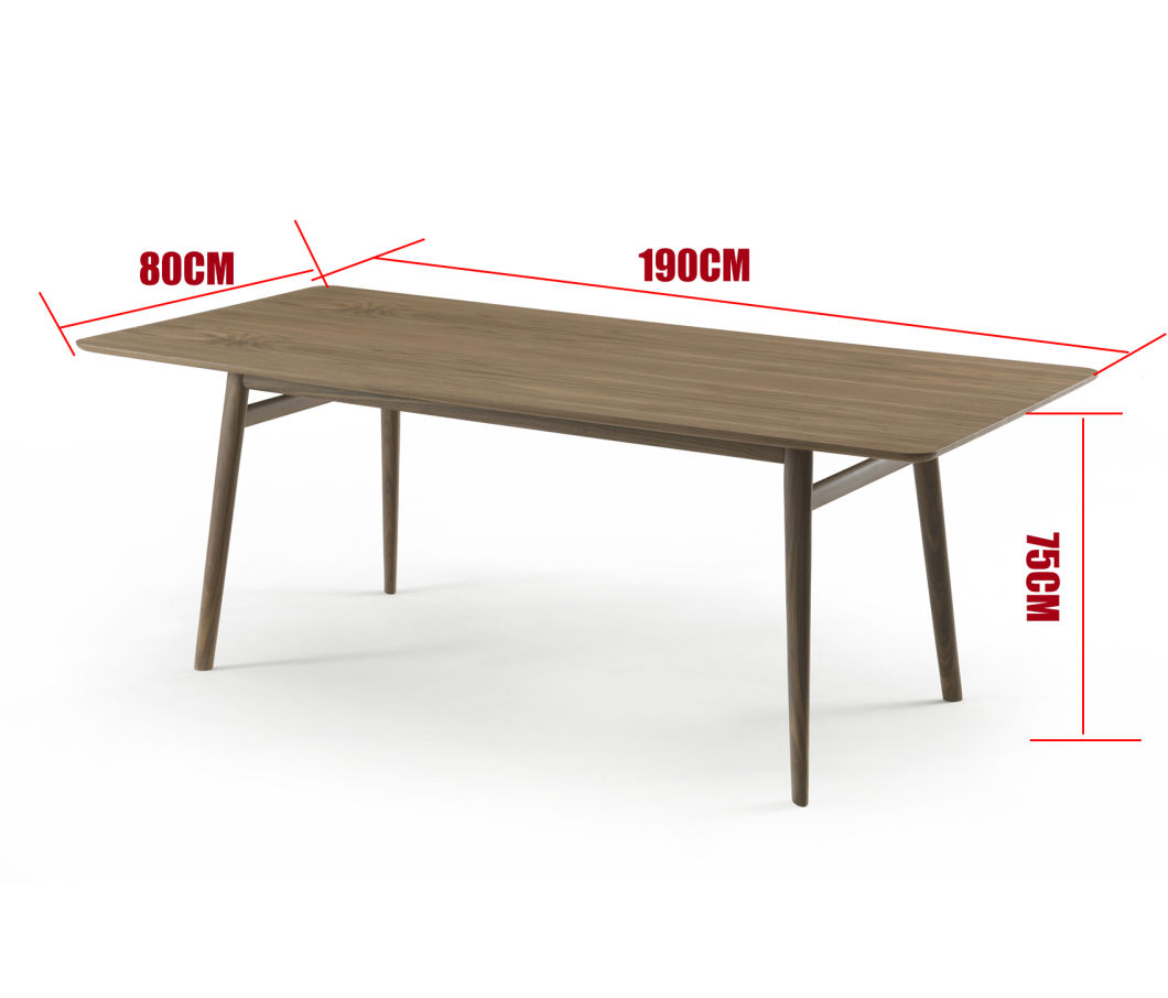 2018 Mobiliario moderno de madera maciza Mobiliario de oficina Mesa de comedor