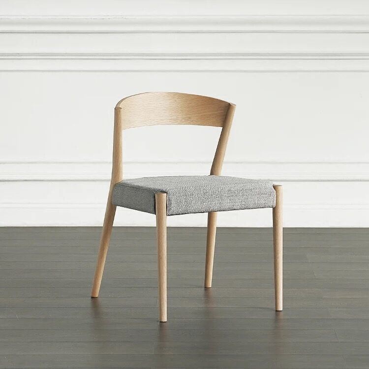 Silla de comedor de hotel de poli&eacute;ster de madera moderno simple