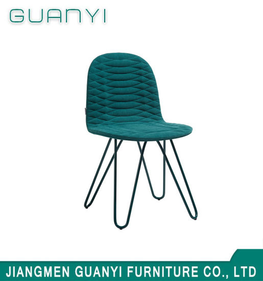 Modern Fabric Furniture Metal Dining Chair