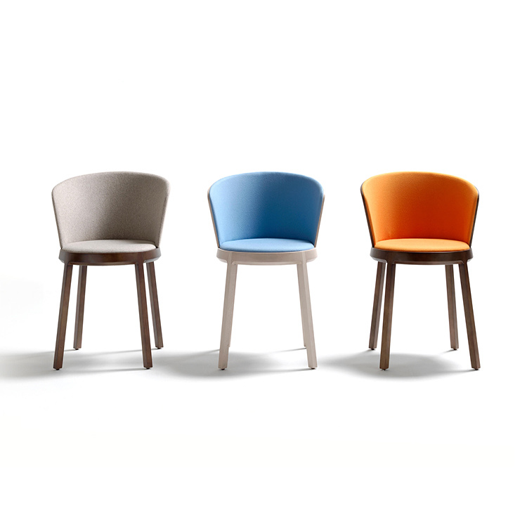 Moderna linda duradera madera hotel restaurante restaurante silla