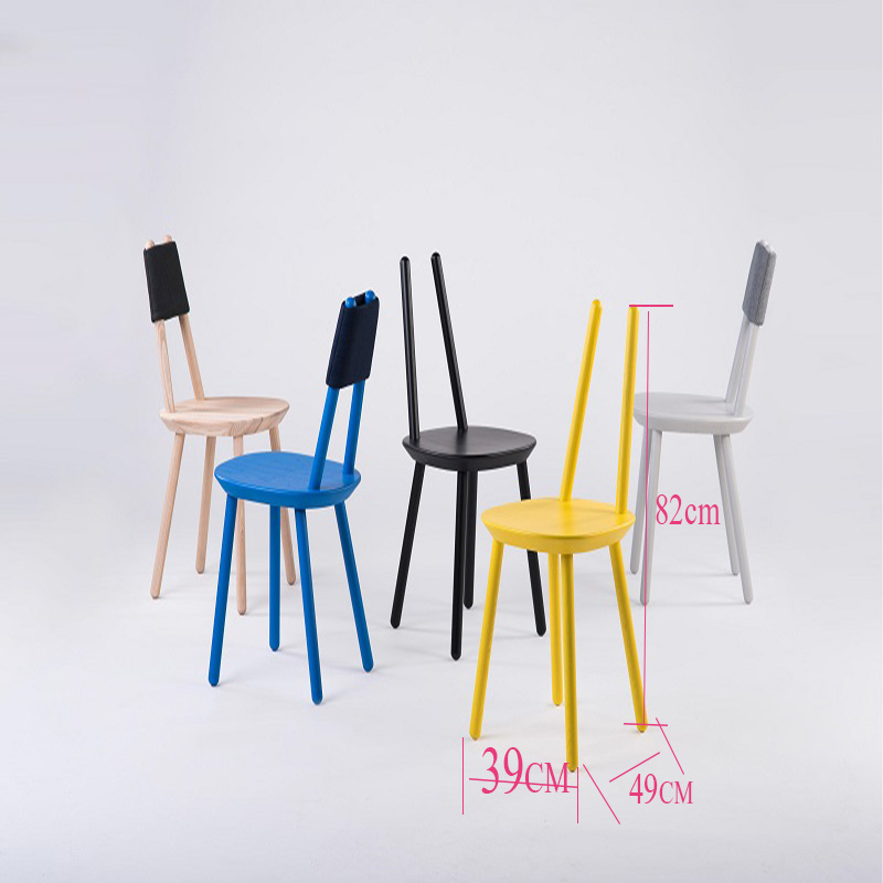 Precioso tipo de familia de ceniza s&oacute;lida atractiva silla de comedor de madera