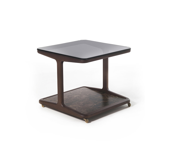 Venta caliente moderna cuadrada negro elegante mesa de caf&eacute;