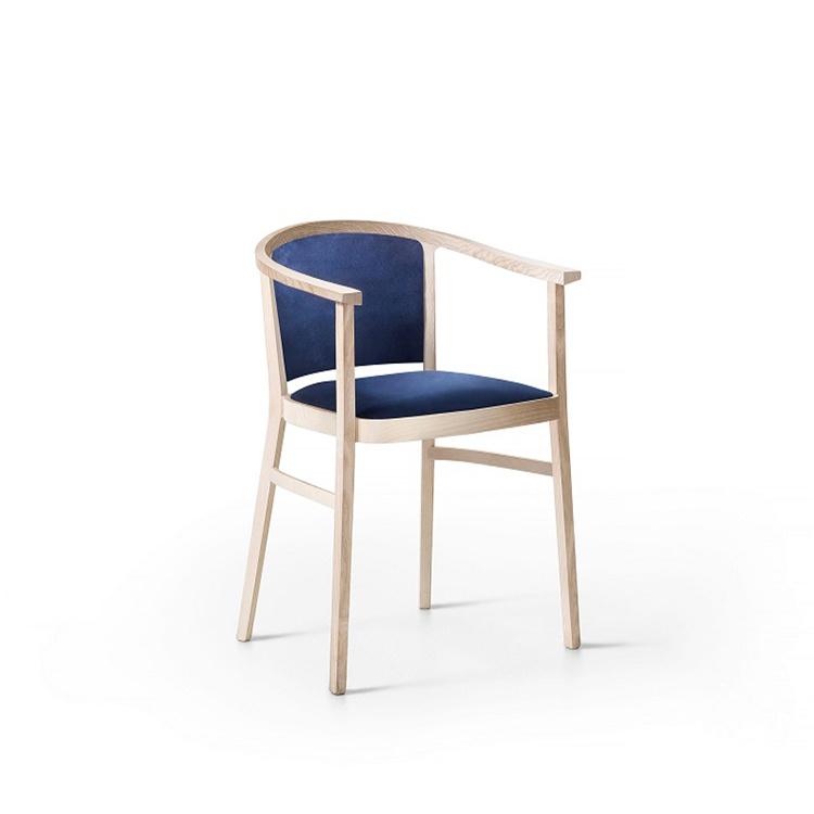 2019 moderno dise&ntilde;o simple silla de comedor de madera s&oacute;lida