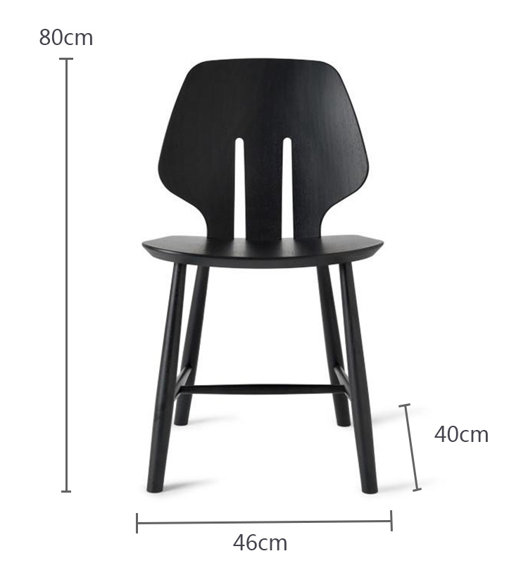 Silla de comedor de muebles de madera maciza de dise&ntilde;o n&oacute;rdico