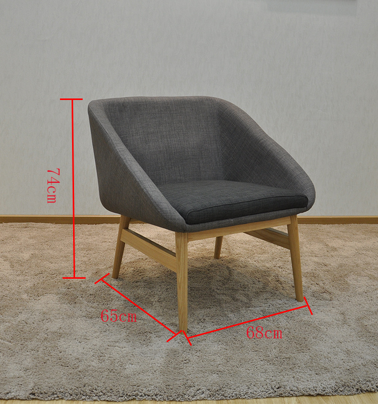 2019 nuevos muebles de madera modernos que viven silla de ocio