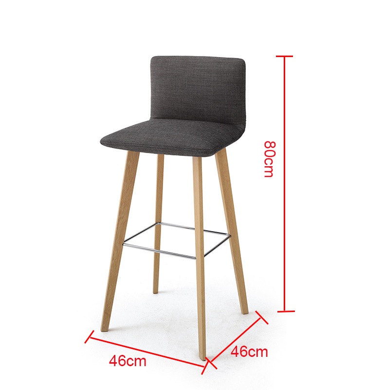 Taburete de restaurante moderno de madera 2019