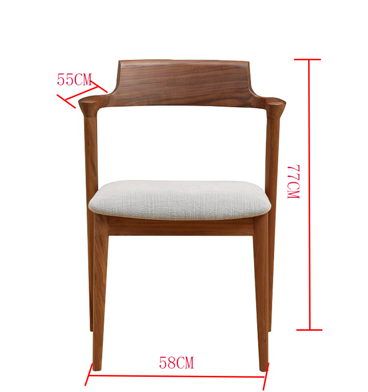 2019 moderno de madera Simplemente conjuntos de restaurante silla de comedor