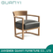 2019 Hot Sale Ash Wood High Density Cushion Armchair
