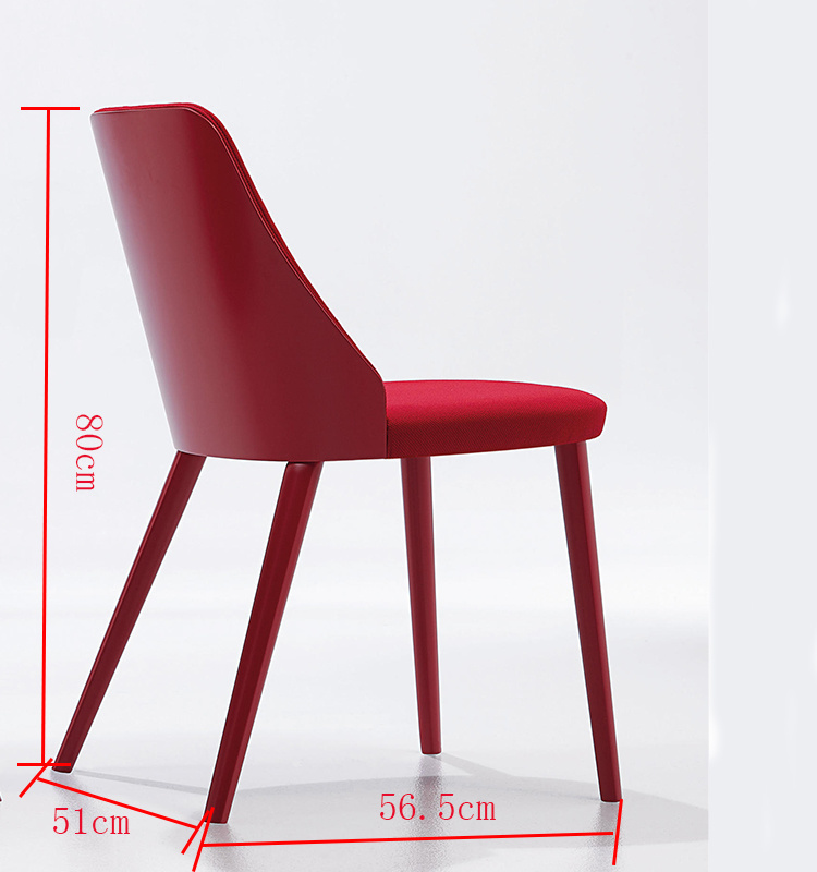 Silla de restaurante de madera alta de madera moderna 2019