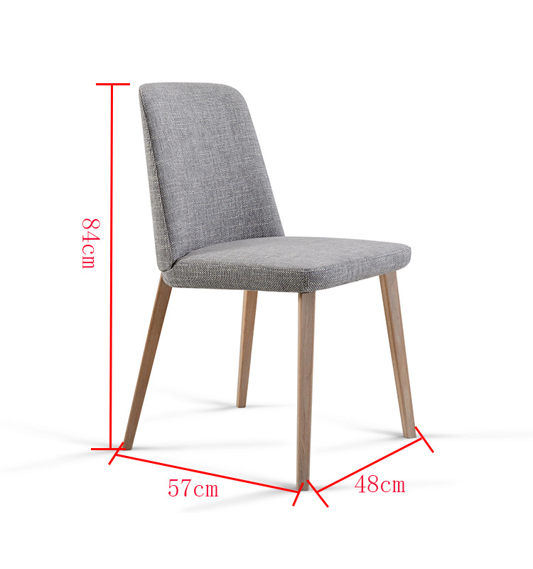 2019 Conjuntos de comedor de venta caliente moderno de madera Silla de restaurante