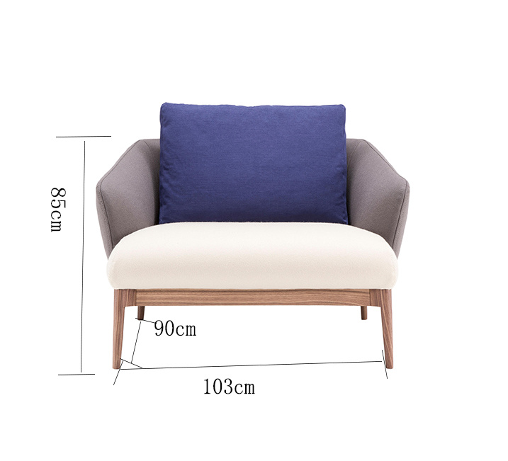 Tela de asiento de estilo europeo Sof&aacute; Muebles para el hogar para sala de estar