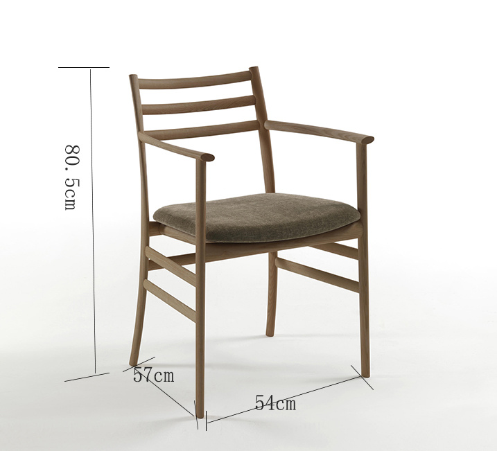 Silla suave y de tela para uso dom&eacute;stico silla de comedor