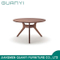 2019 European Round Simply Wooden Dining Sets Restaurant Table