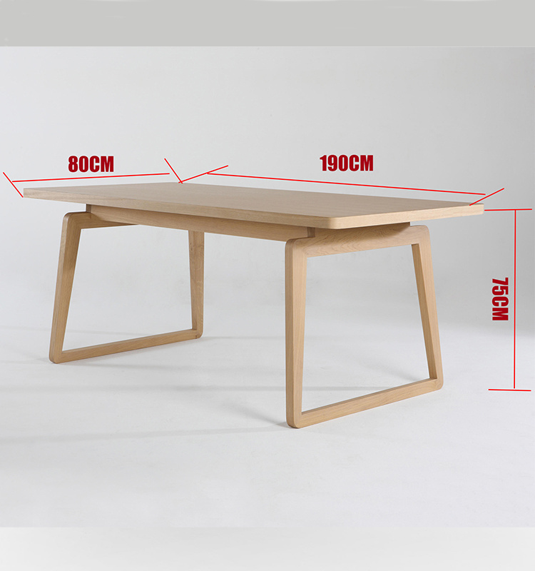 2019 Nueva Moda Rentagle Mesa de restaurante de madera