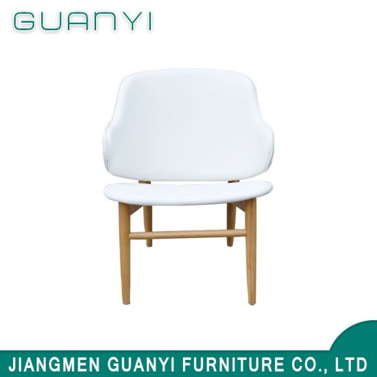 Leather Wooden Relaxing Chair for Restaurant