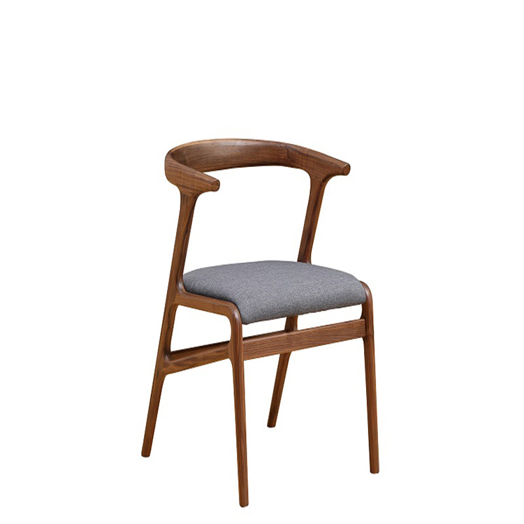 2018 Venta caliente moderna Tela de asiento suave Silla de comedor