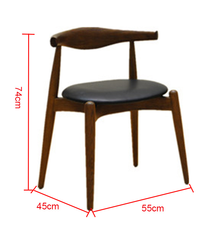 2019 Muebles de madera moderna del restaurante Silla
