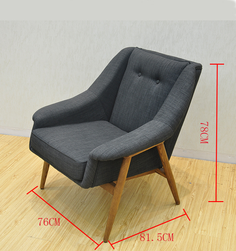 2019 Muebles de madera modernos Silla de sala de estar de ocio