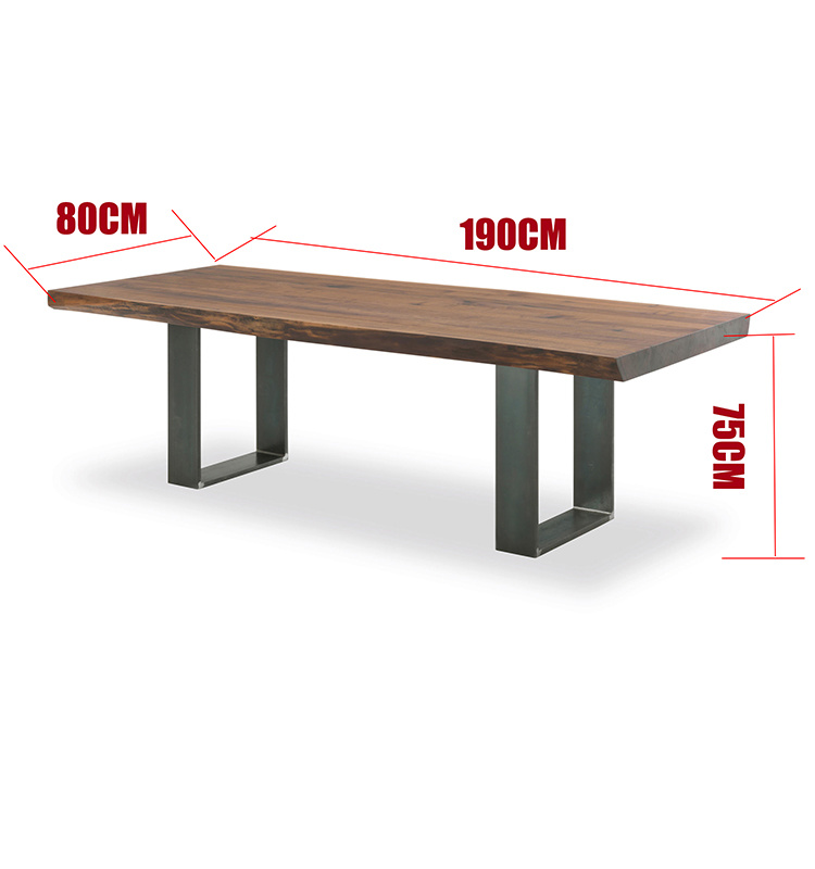 2019 Mobiliario de madera moderno Conjuntos de restaurante Mesa de oficina
