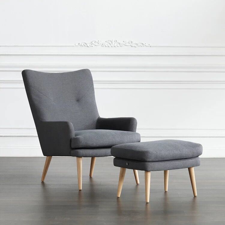 Nuevo producto moderno Black Soft Hotel Home Silla de ocio