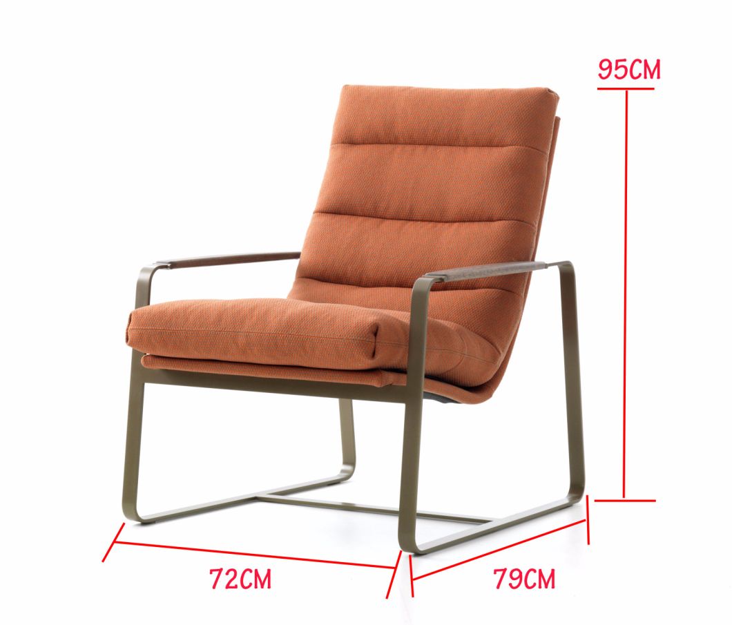 Sill&oacute;n de muebles de metal moderno.