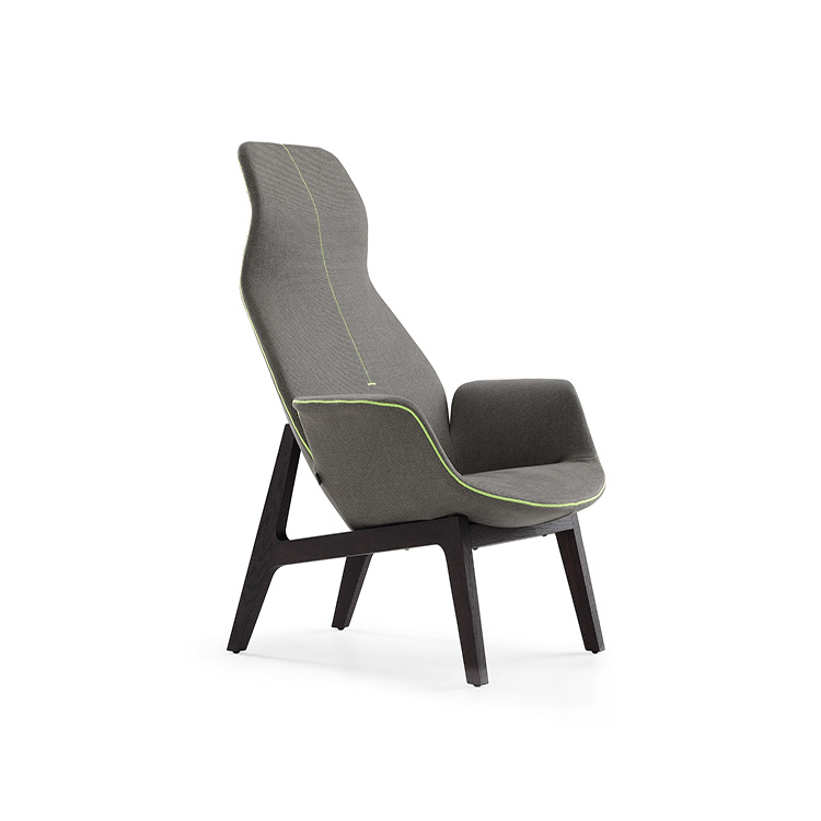 2018 Moderno High High Back Pierna de madera Sill&oacute;n de restaurante