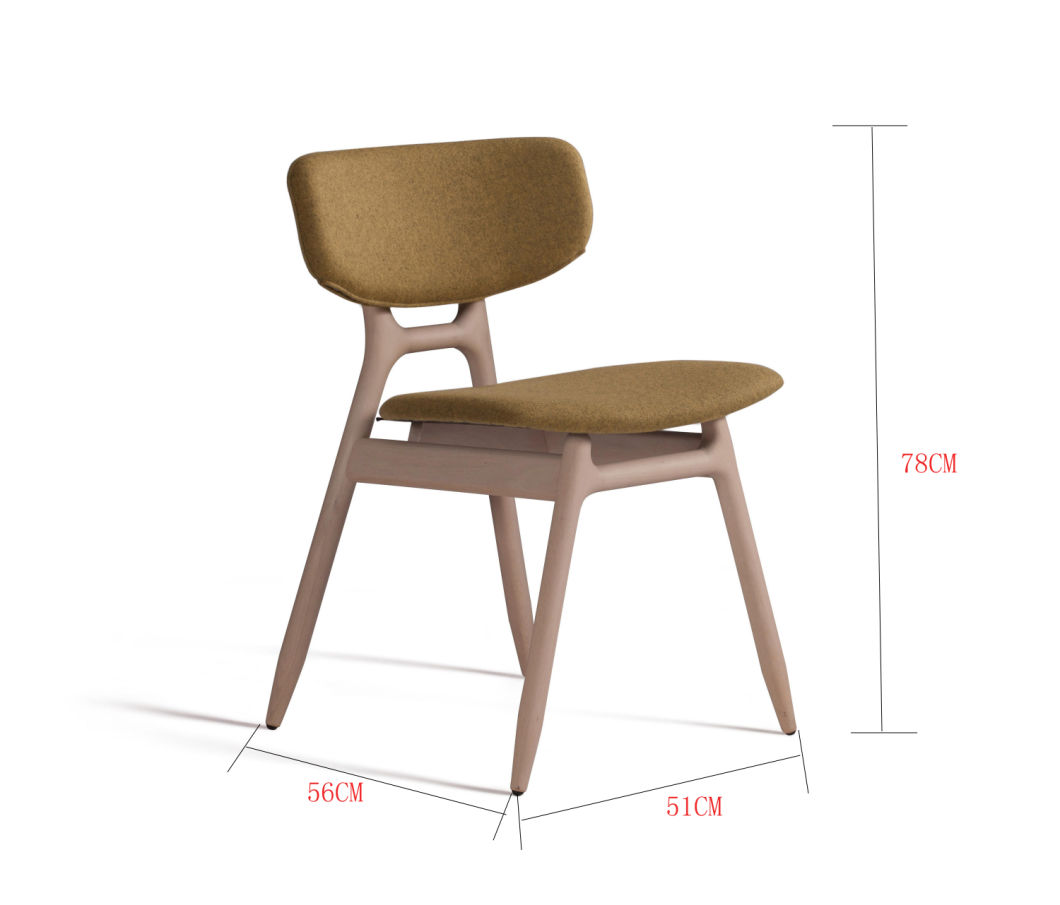 Ceniza natural Silla de comedor con mobiliario