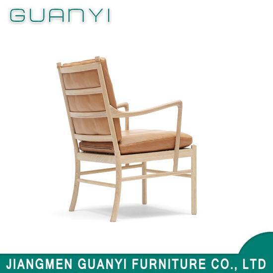 Top Quality Ash Wood Leisure Chair Fabric Seat Chair for Home Furniture