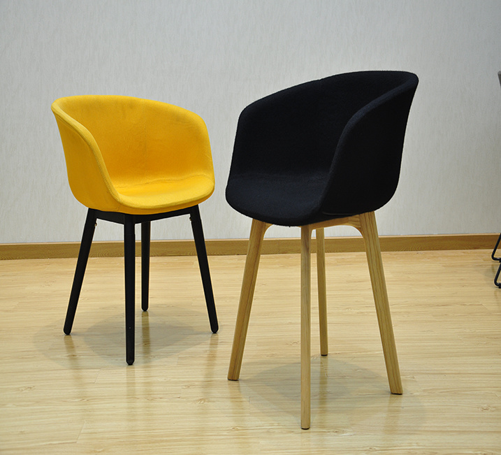 Coj&iacute;n de espuma de inyecci&oacute;n Volver Pierna de madera Silla de comedor